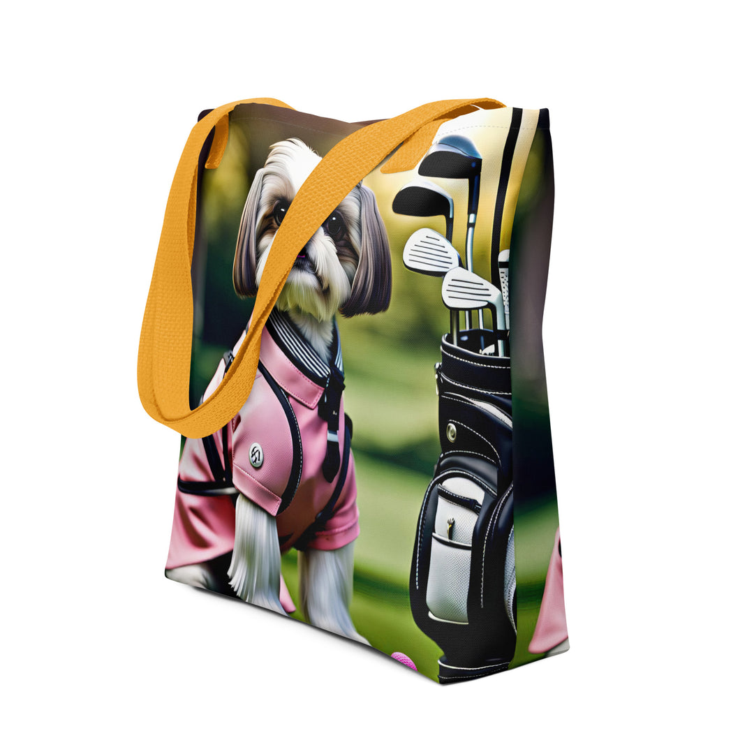 Tote bag-Shih Tzu Golfer V2