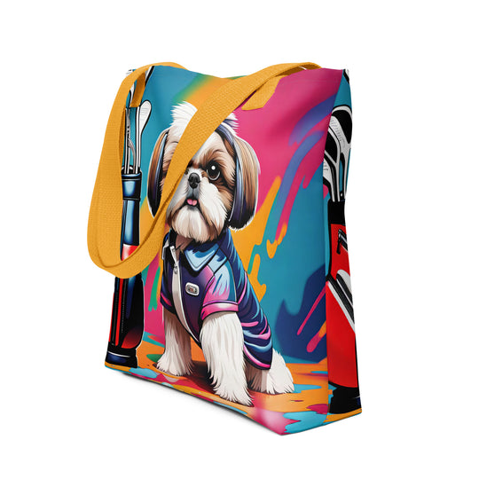 Tote bag-Shih Tzu Golfer V4