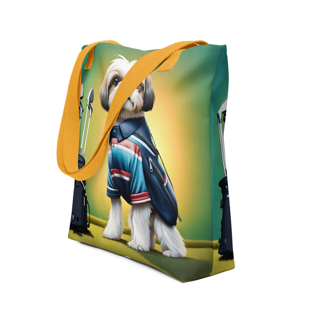 Tote bag-Shih Tzu Golfer V6