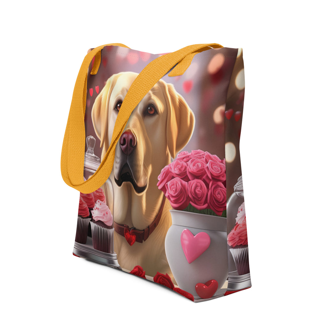 Tote bag-Labrador Retriever Romantic V2