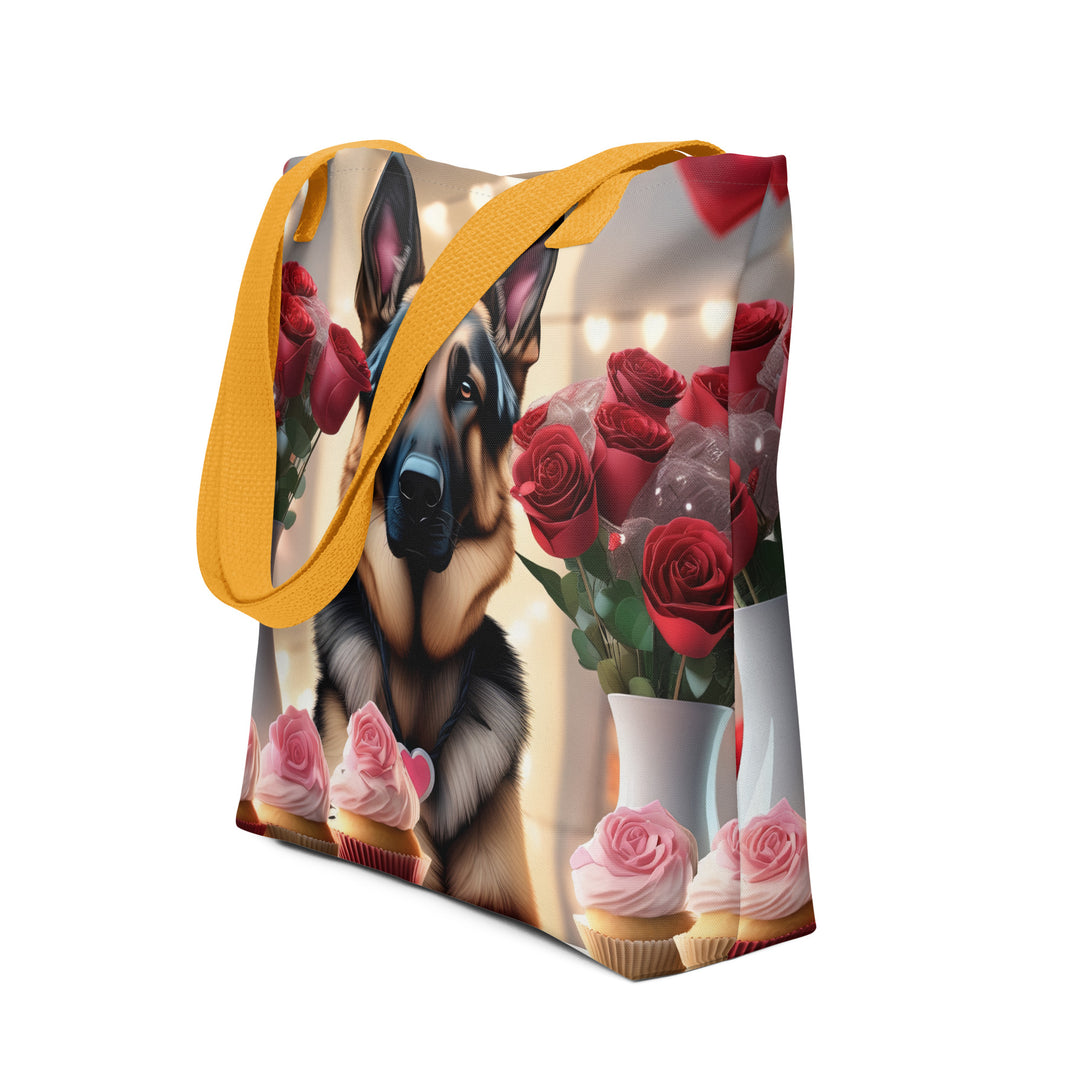 Tote bag-German Shepherd Romantic V2