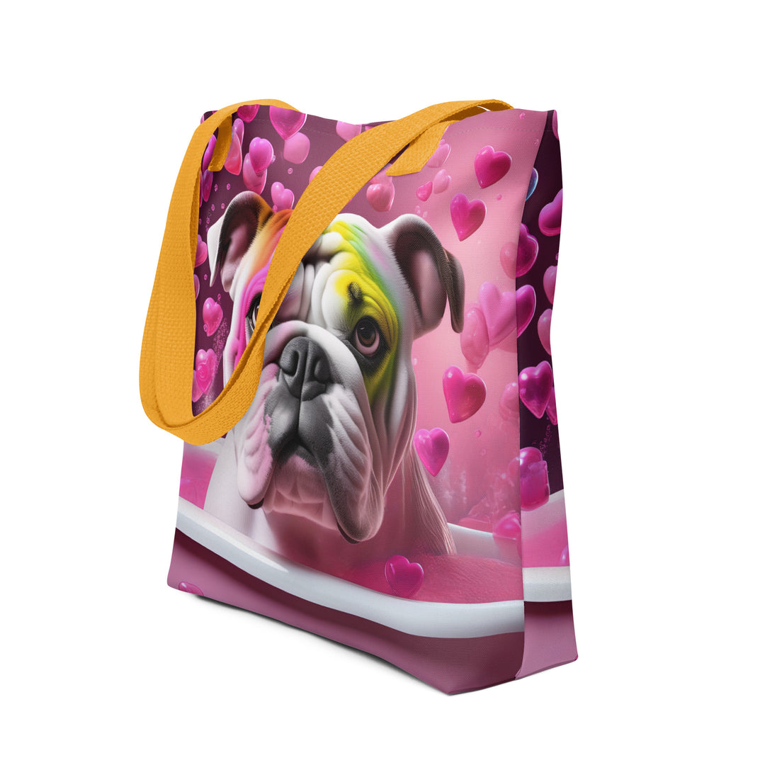 Tote bag-Bulldog Romantic V2