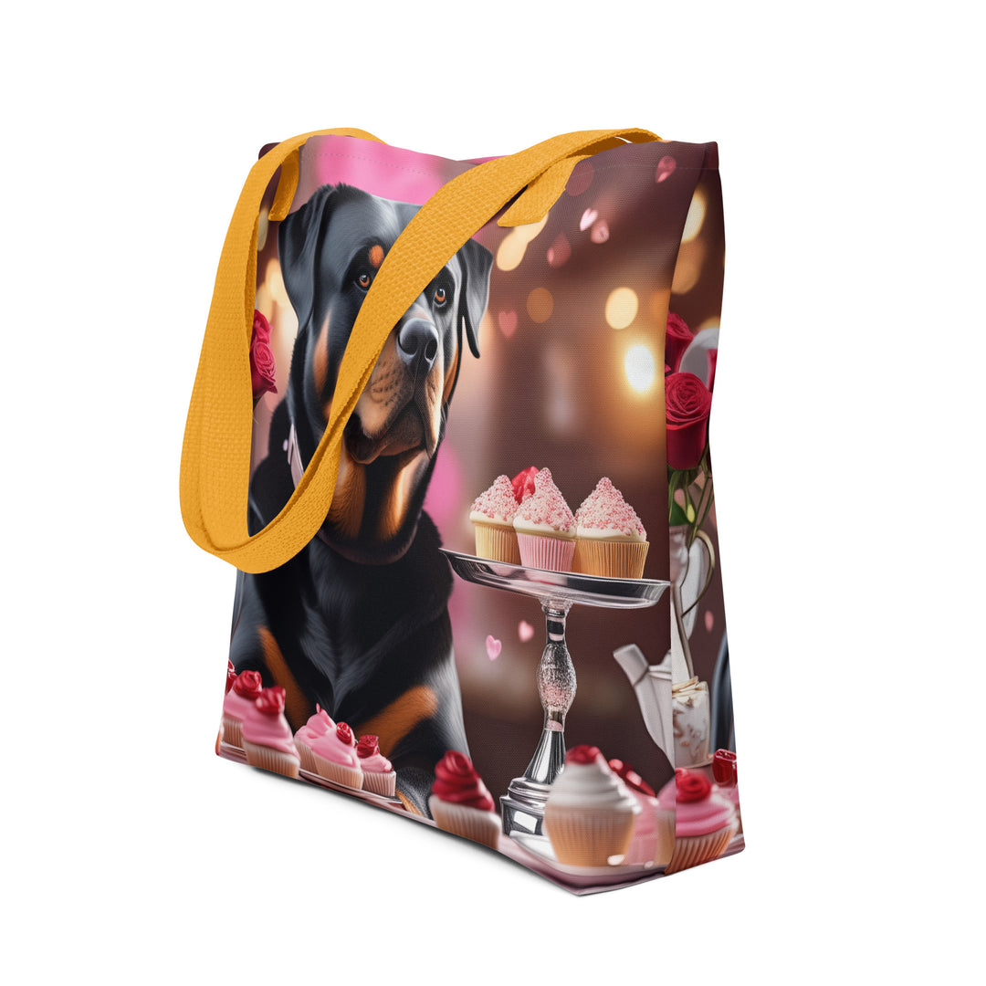 Tote bag-Rottweiler Romantic V2