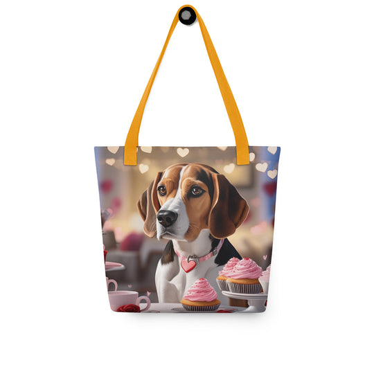 Tote bag-Beagle Romantic V2