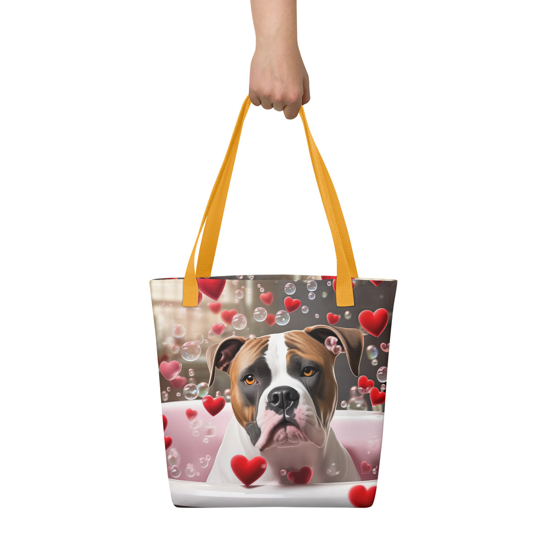 Tote bag-American Bulldog Romantic V3