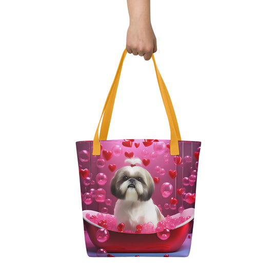 Tote bag-Shih Tzu Romantic