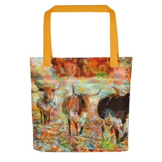 Tote bag - Longhorn Cattle