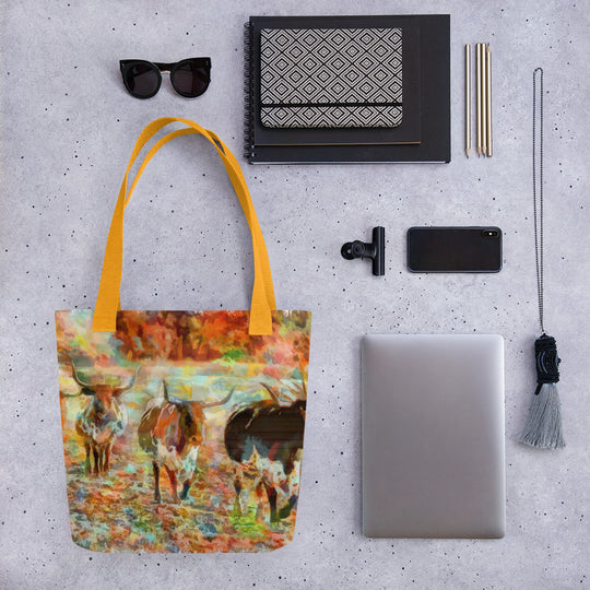 Tote bag - Longhorn Cattle