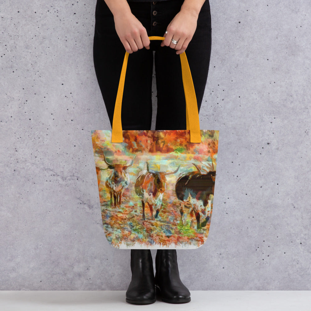 Tote bag - Longhorn Cattle