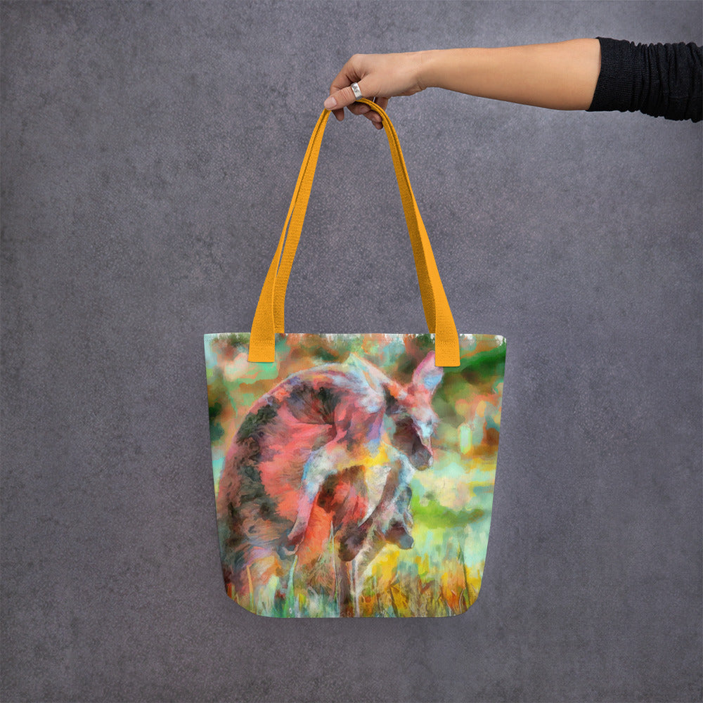 Tote bag - Kangaroo w Wallaby