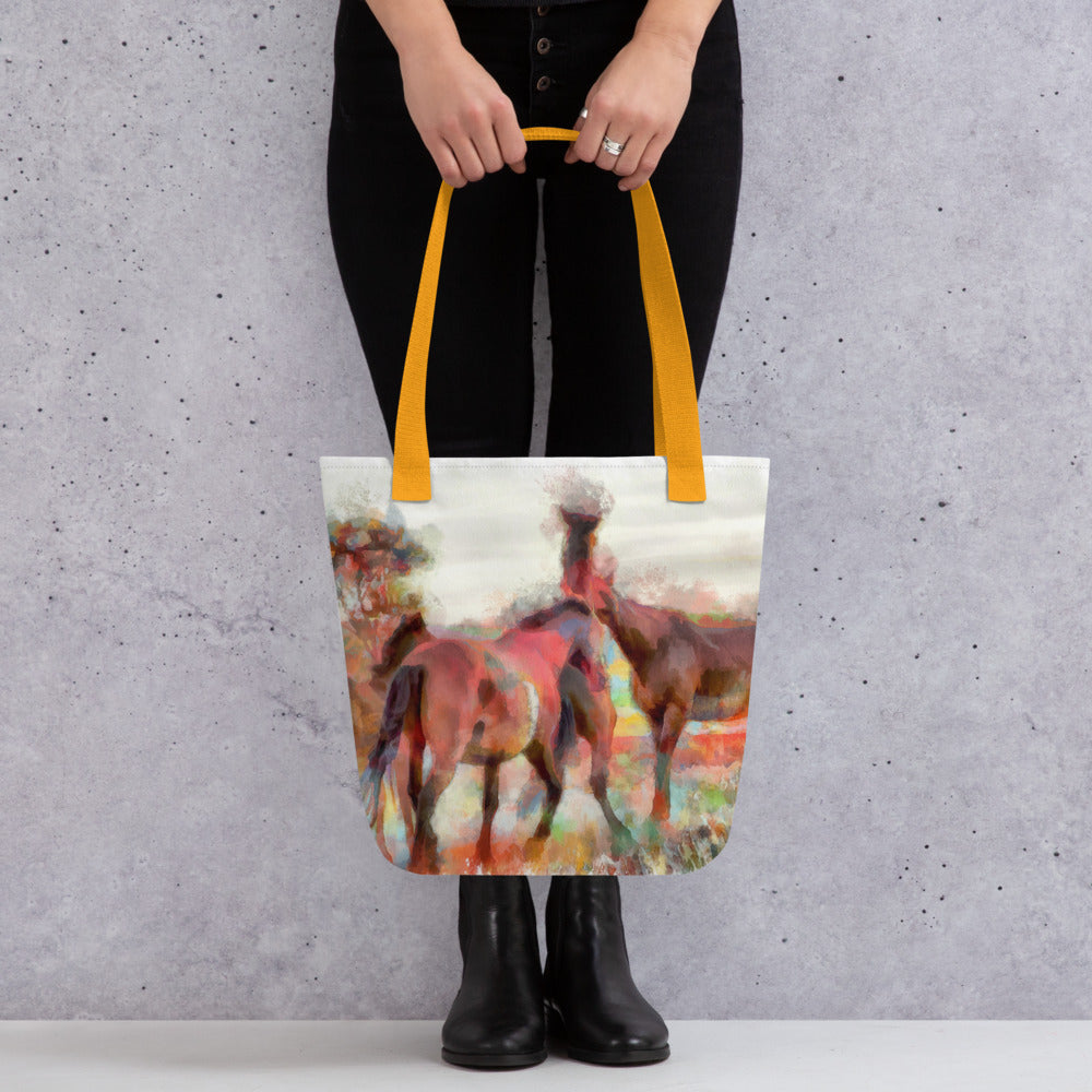 Tote bag - Mustang Horses