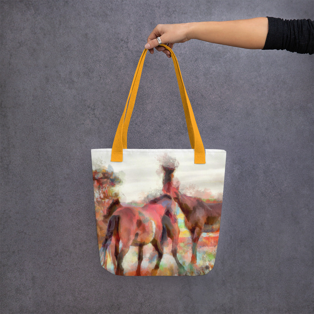 Tote bag - Mustang Horses