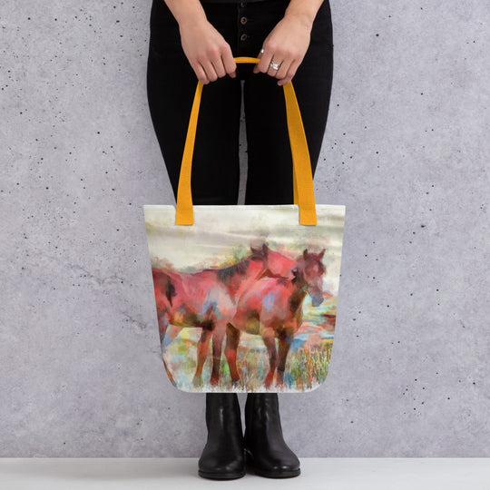 Tote bag - Mustang Horses v2