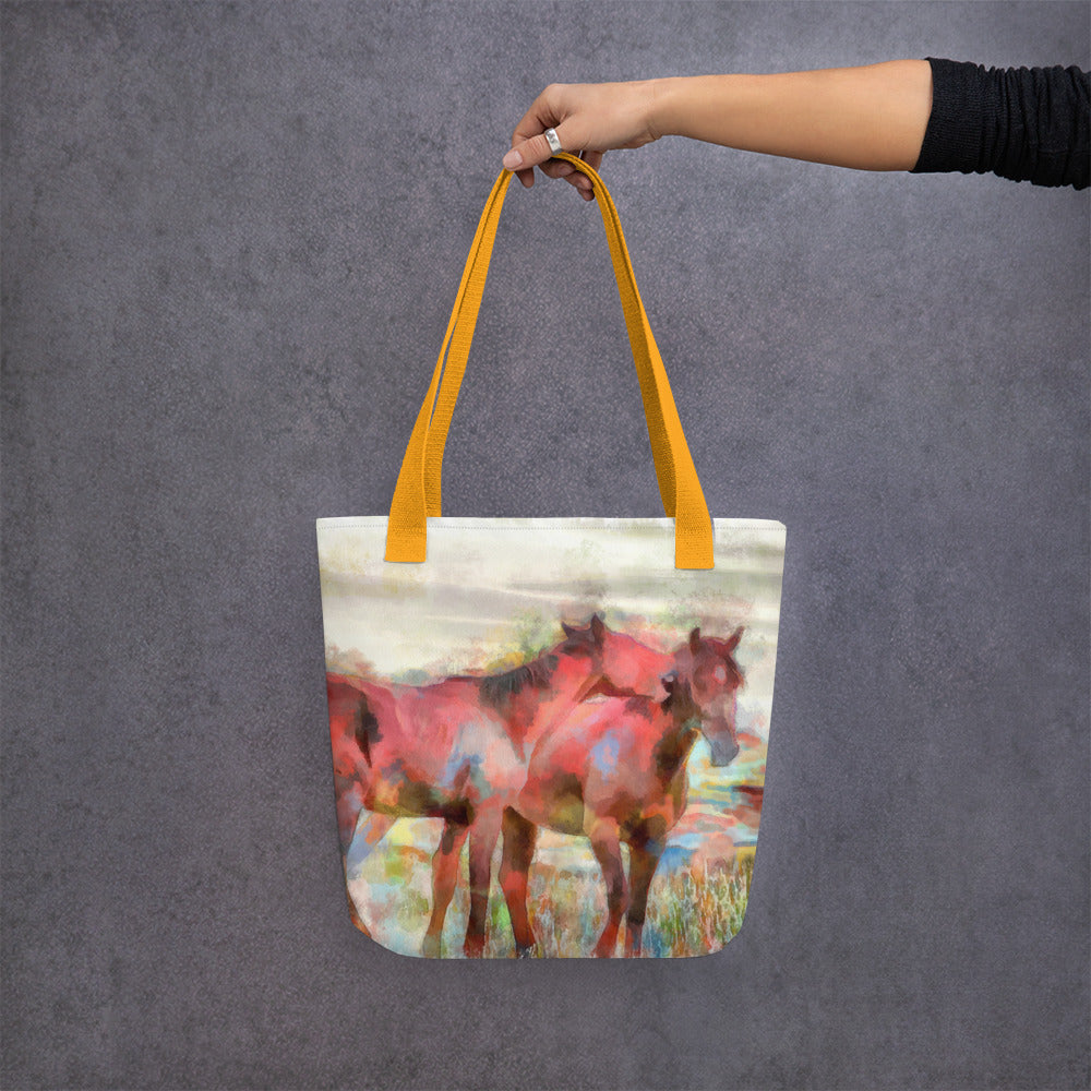 Tote bag - Mustang Horses v2