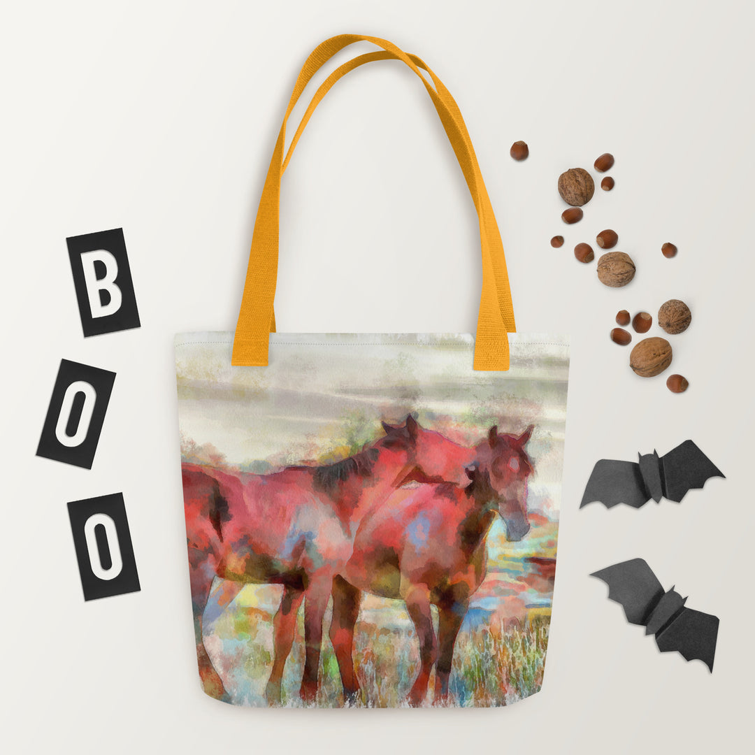 Tote bag - Mustang Horses v2