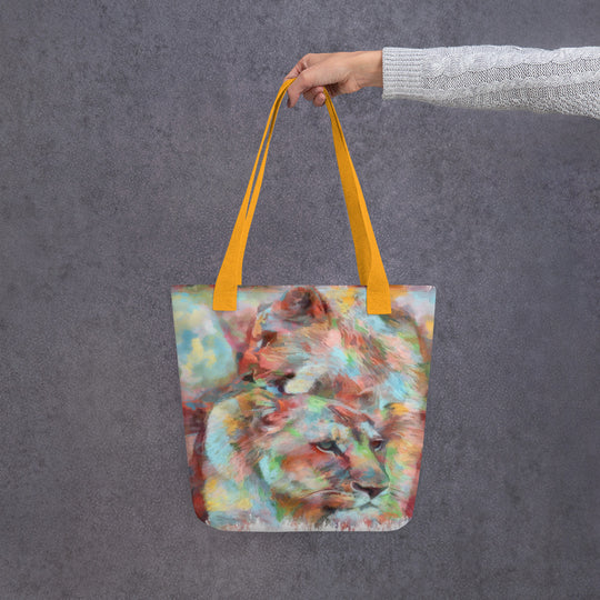 Tote bag - Lioness w cub