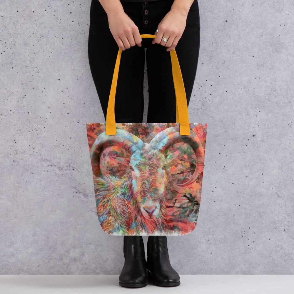 Tote bag - bighorn sheep v2