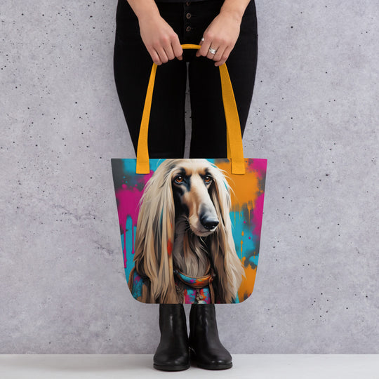 Tote bag-Afghan Hound