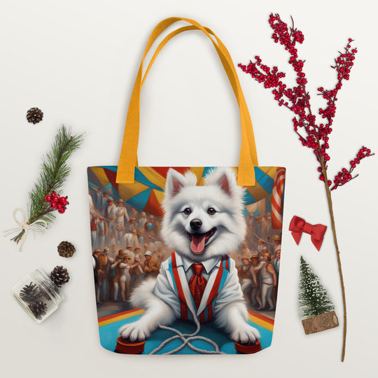 Tote bag-American Eskimo Dog V2