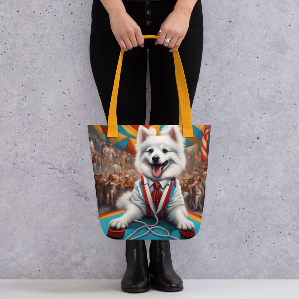 Tote bag-American Eskimo Dog V2