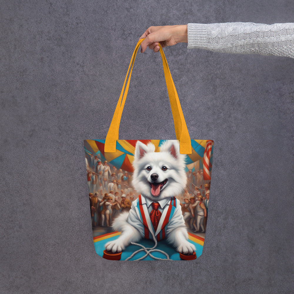 Tote bag-American Eskimo Dog V2