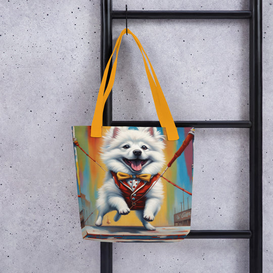 Tote bag-American Eskimo Dog