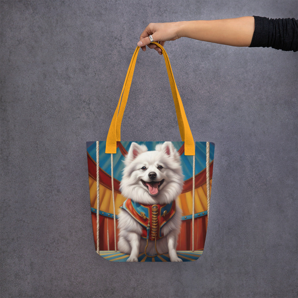 Tote bag-American Eskimo Dog V5