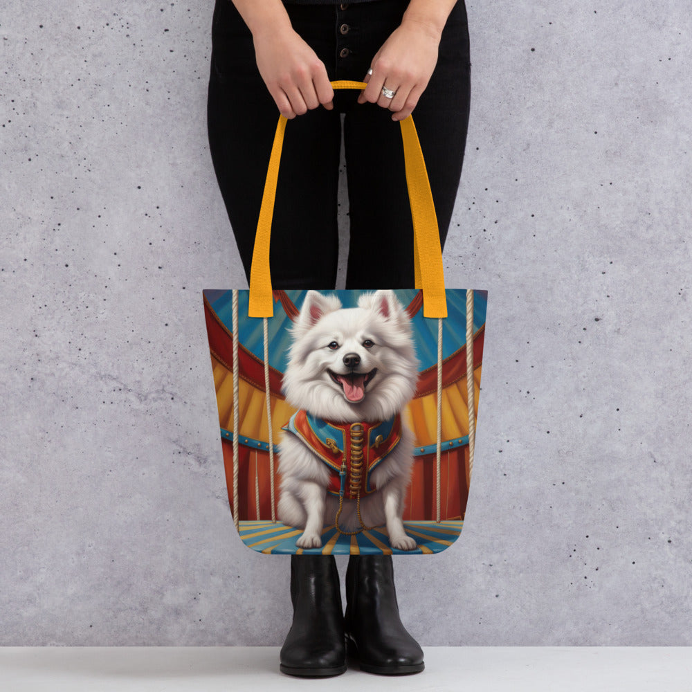 Tote bag-American Eskimo Dog V5