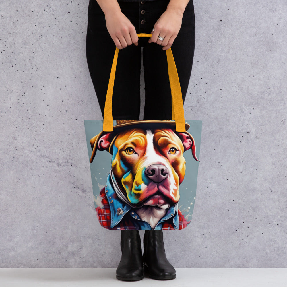 Tote bag-American Staffordshire Terrier