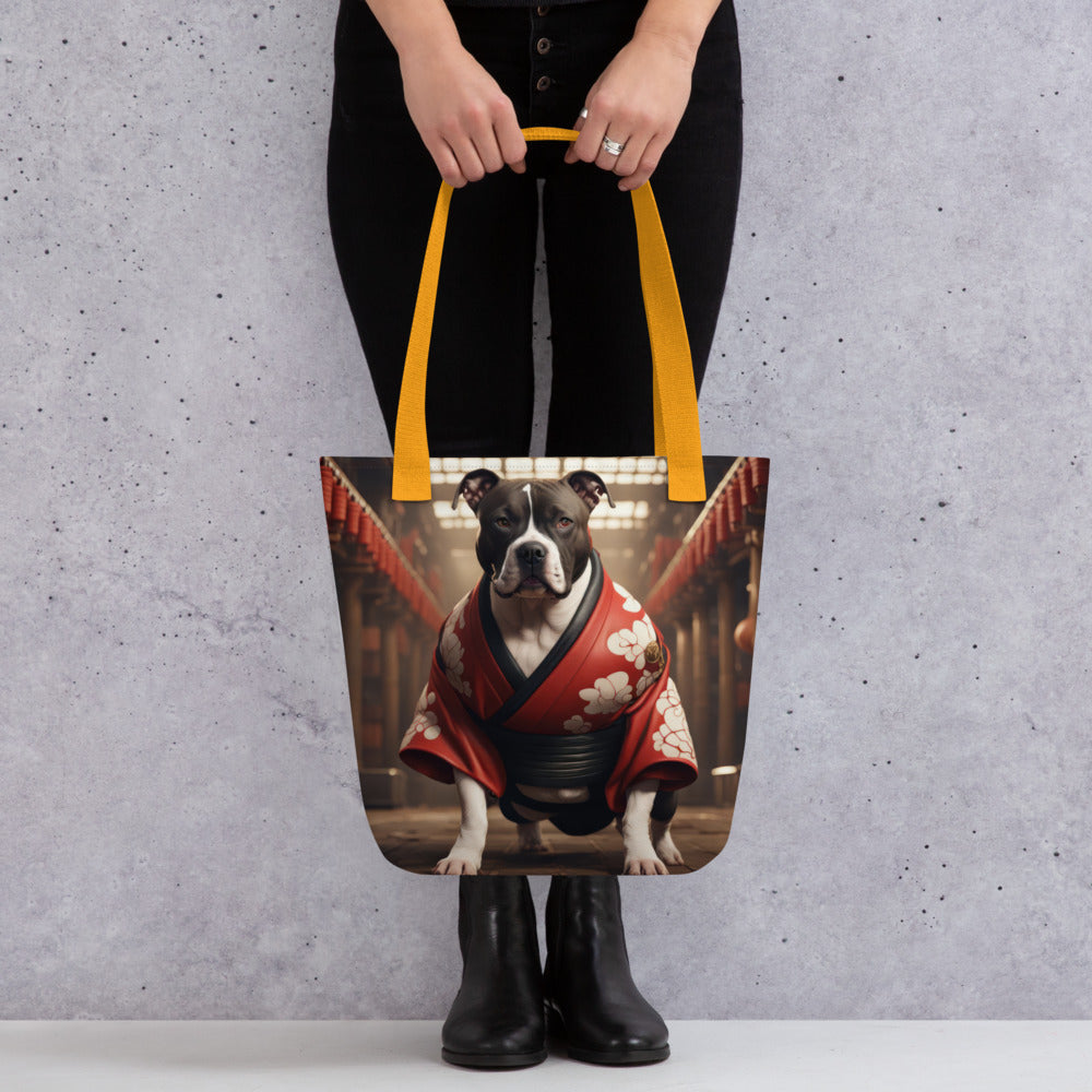 Tote bag-American Staffordshire Terrier V6