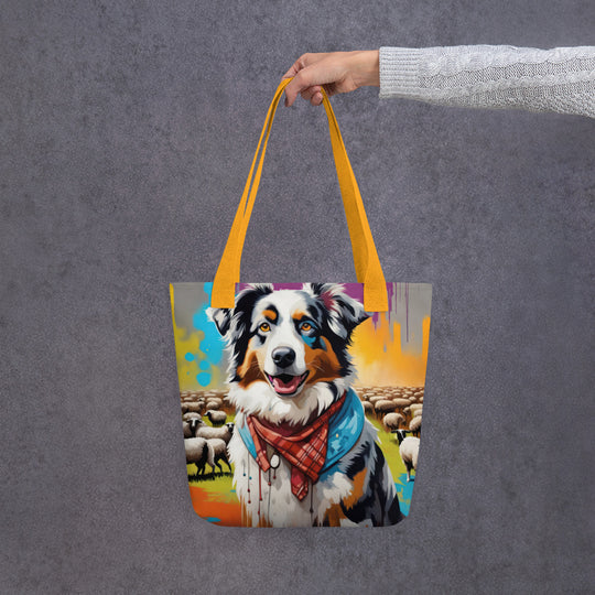 Tote bag-Australian Shepherd