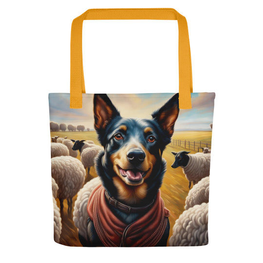 Tote bag-Australian Cattle Dog V4