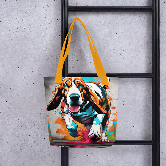 Tote bag-Basset Hound