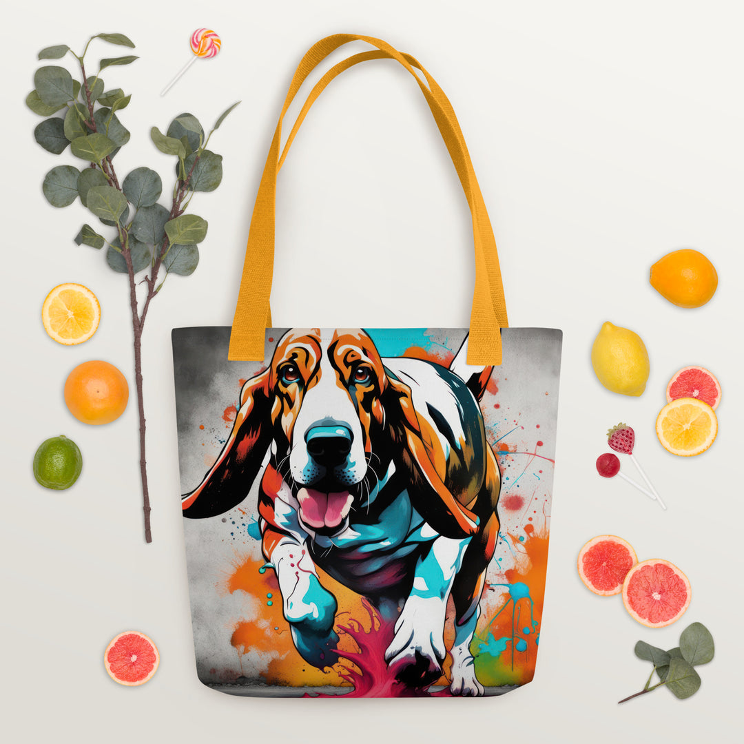 Tote bag-Basset Hound