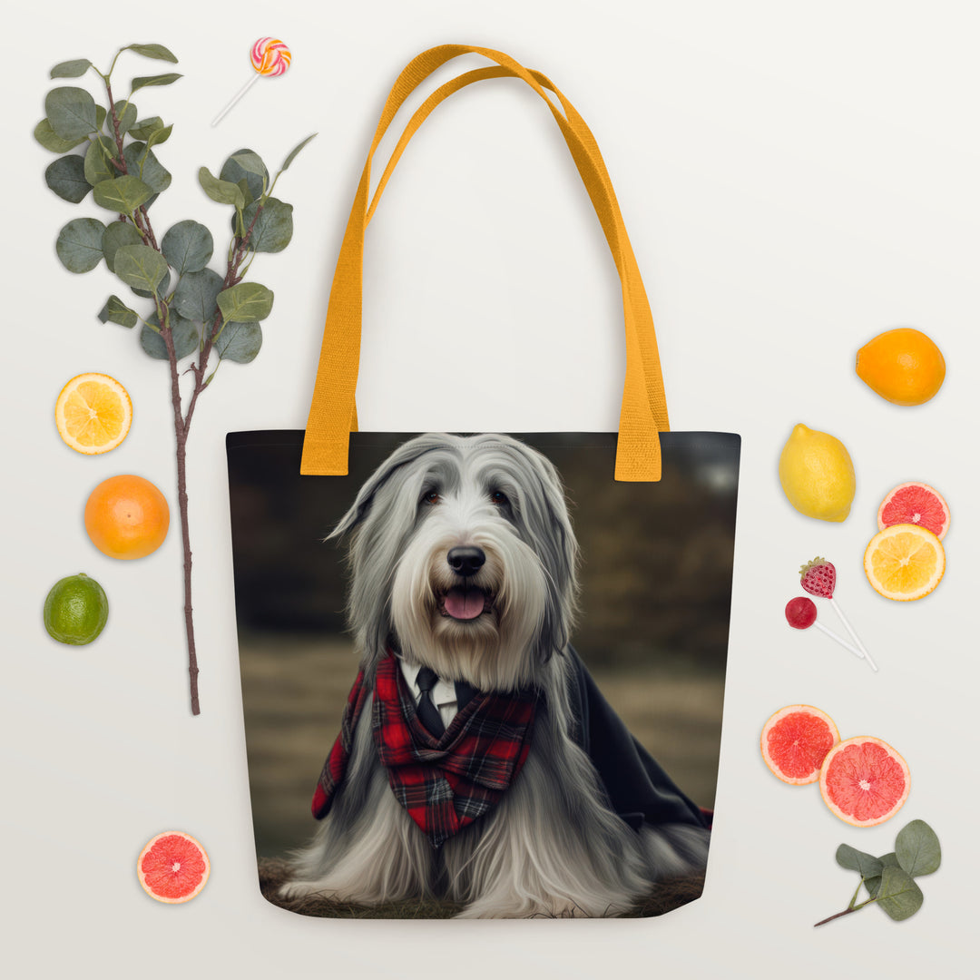 Tote bag-Bearded Collie V3