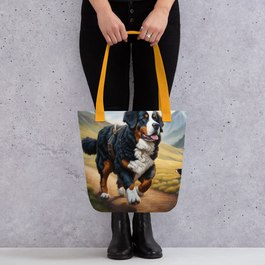 Tote bag-Bernese Mountain Dog