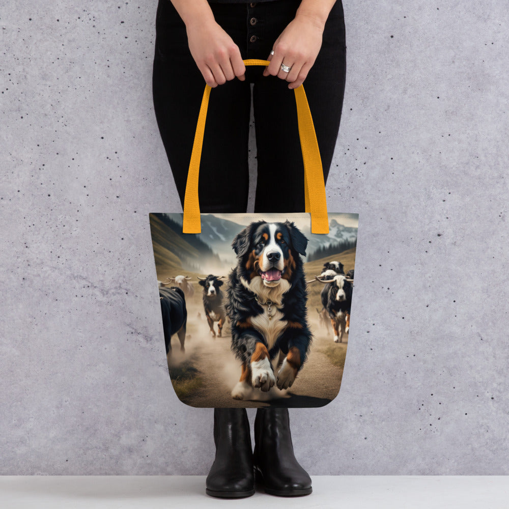 Tote bag-Bernese Mountain Dog V2