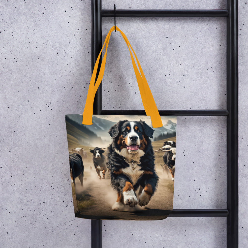 Tote bag-Bernese Mountain Dog V2