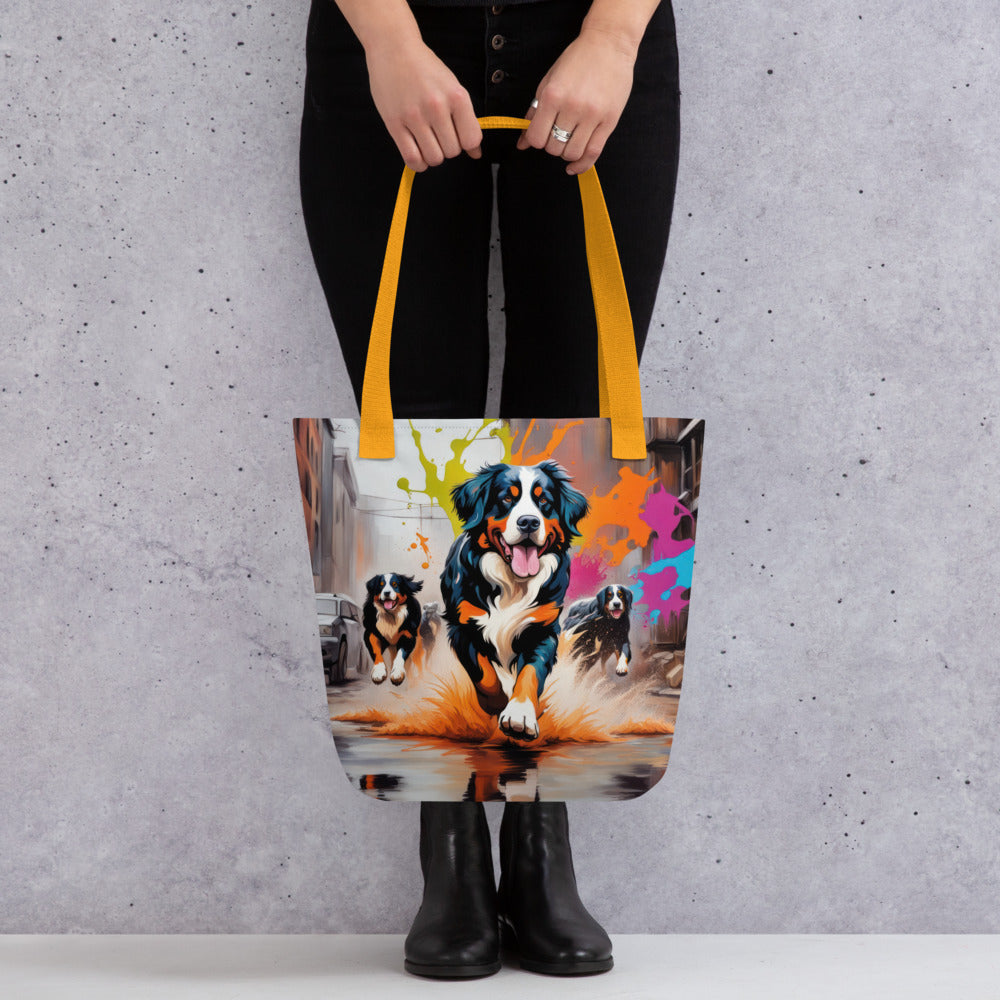 Tote bag-Bernese Mountain Dog V3