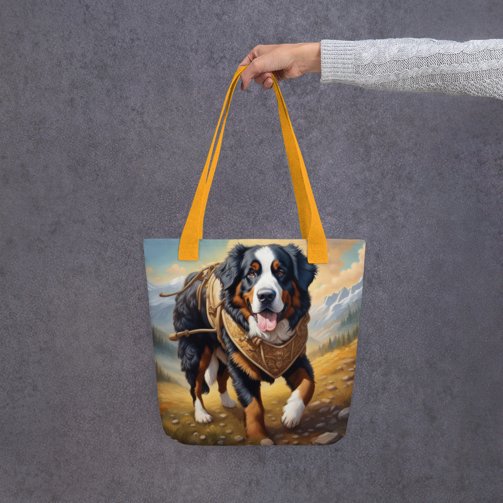 Tote bag-Bernese Mountain Dog V4