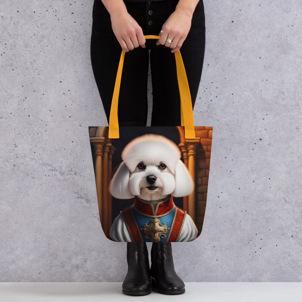 Tote bag-Bichon Frise Dog V2