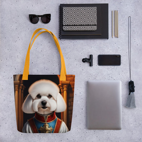 Tote bag-Bichon Frise Dog V2