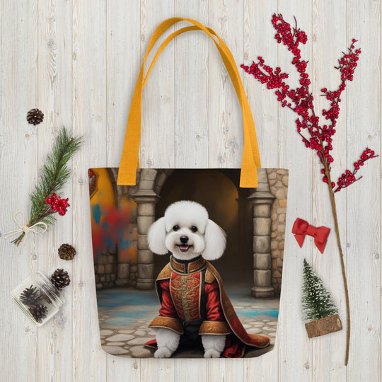 Tote bag-Bichon Frise Dog V3