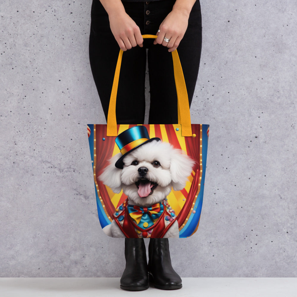 Tote bag-Bichon Frise Dog V5