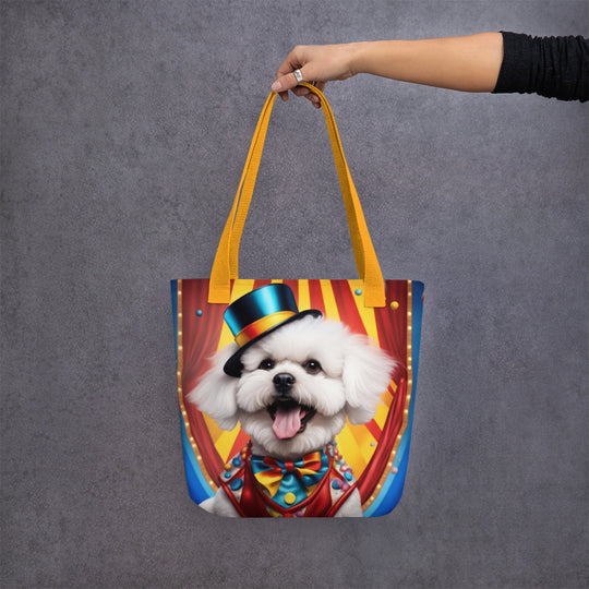 Tote bag-Bichon Frise Dog V5