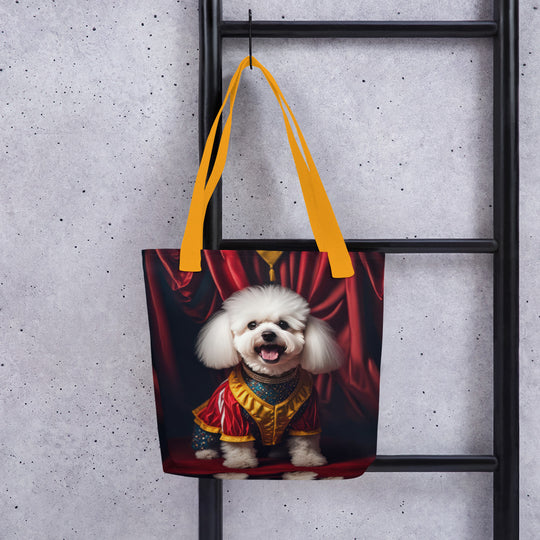 Tote bag-Bichon Frise Dog V6