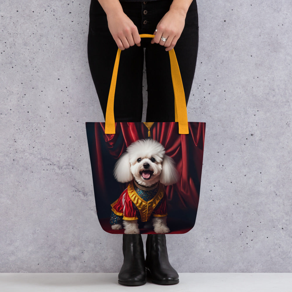 Tote bag-Bichon Frise Dog V6