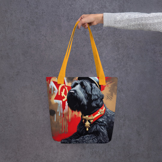 Tote bag-Black Russian Terrier V2