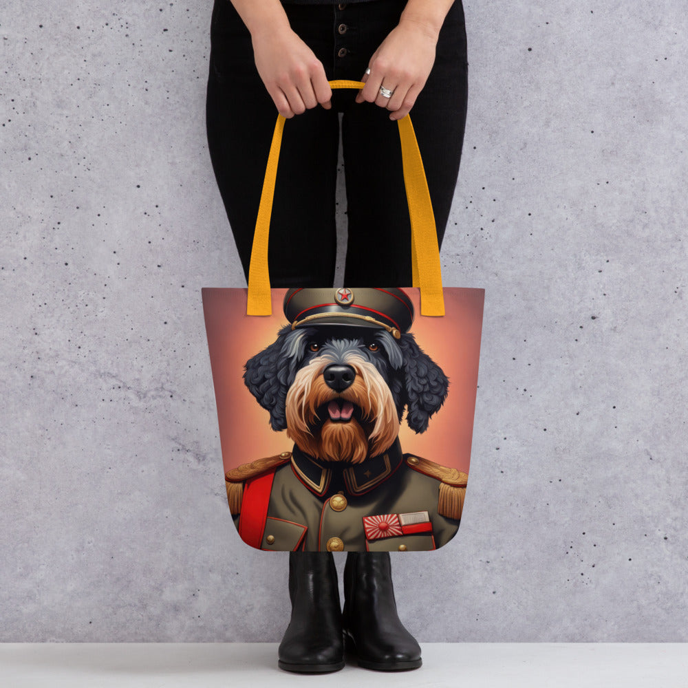 Tote bag-Black Russian Terrier V3