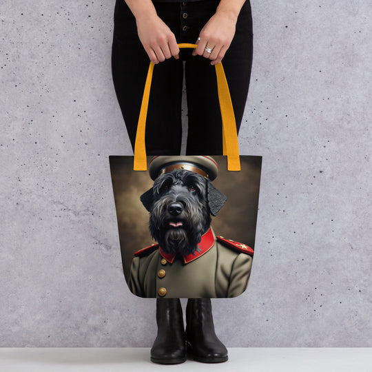 Tote bag-Black Russian Terrier V4